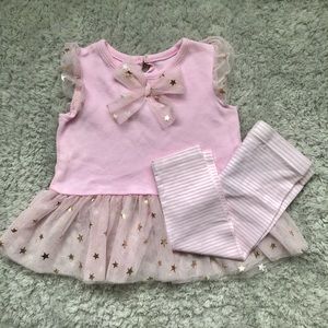 SOLD: Baby Starters Girls Tutu Outfit Size 9 months